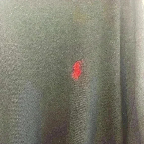 Polo by Ralph Lauren Short Sleeve Tee Black with Red Logo Size 2XB - Picture 3 of 7